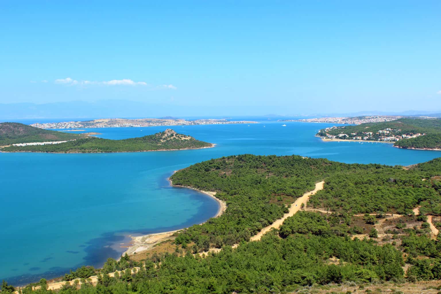 BALIKESİR AYVALIK TEKNE TURU CENNET TEPESİ GÜN BATIMI